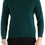 Miniature : Sam Jacobi Mens Pullover Hunter Green Knitted Sweater Crewneck Stylish