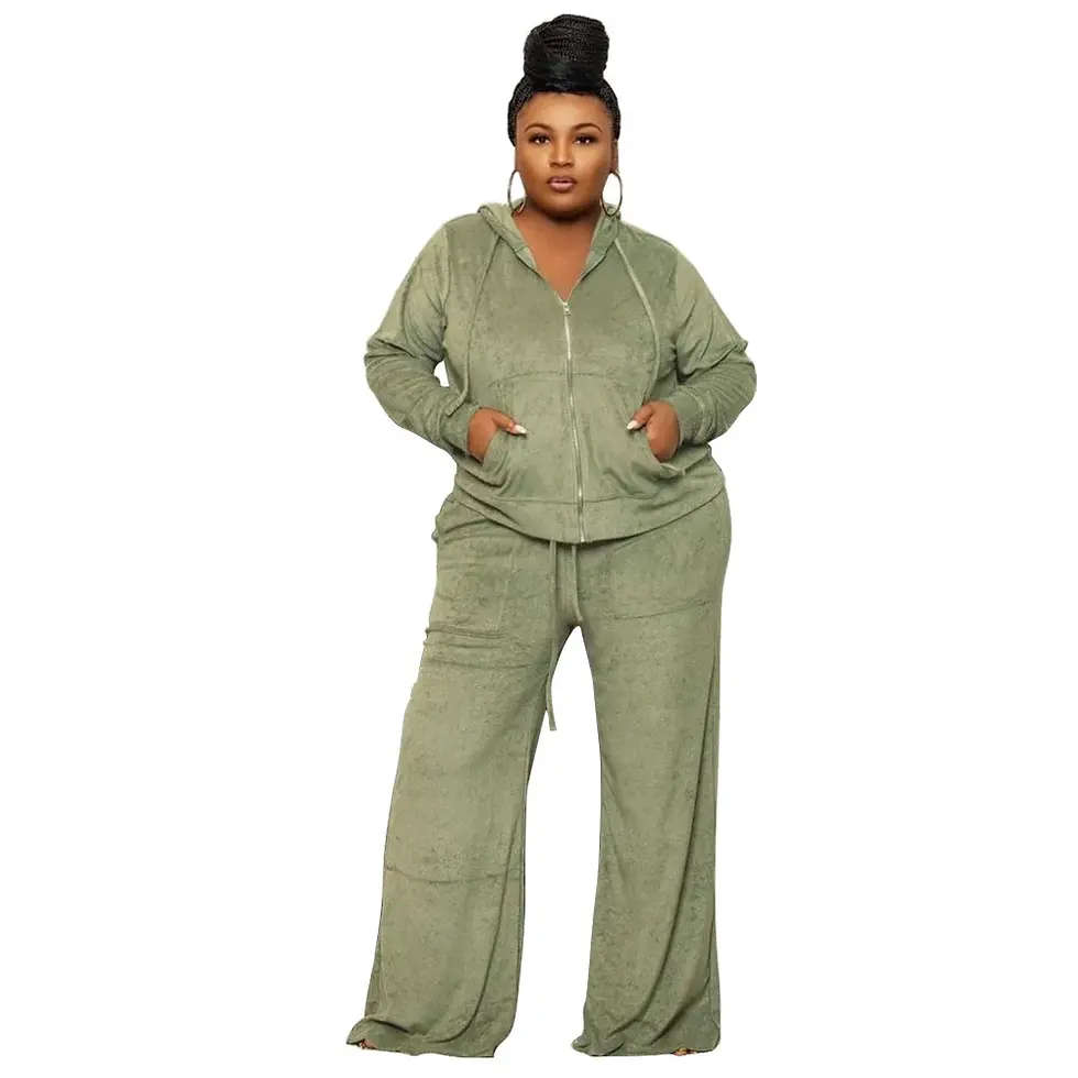 Thumbnail: Womens Clothing Wide Leg Pants Set for Women Two Pieces