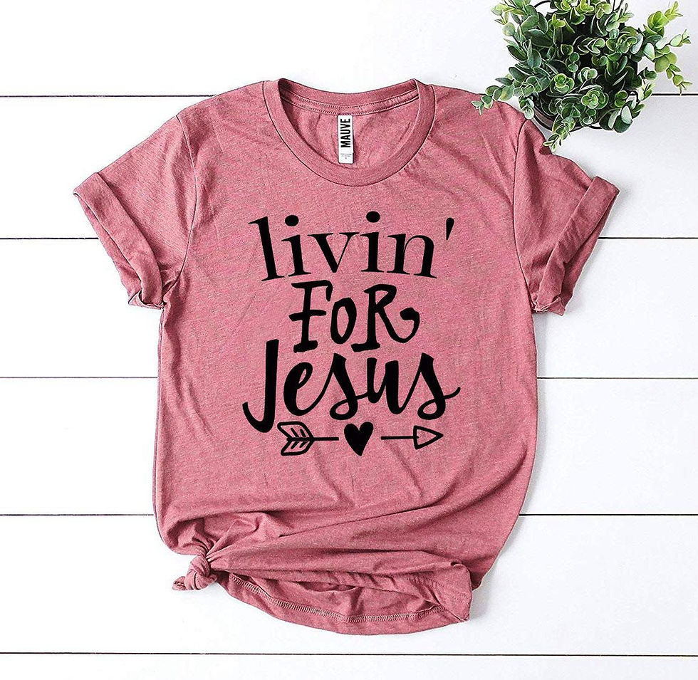 Miniature : Livin for Jesus T-Shirt