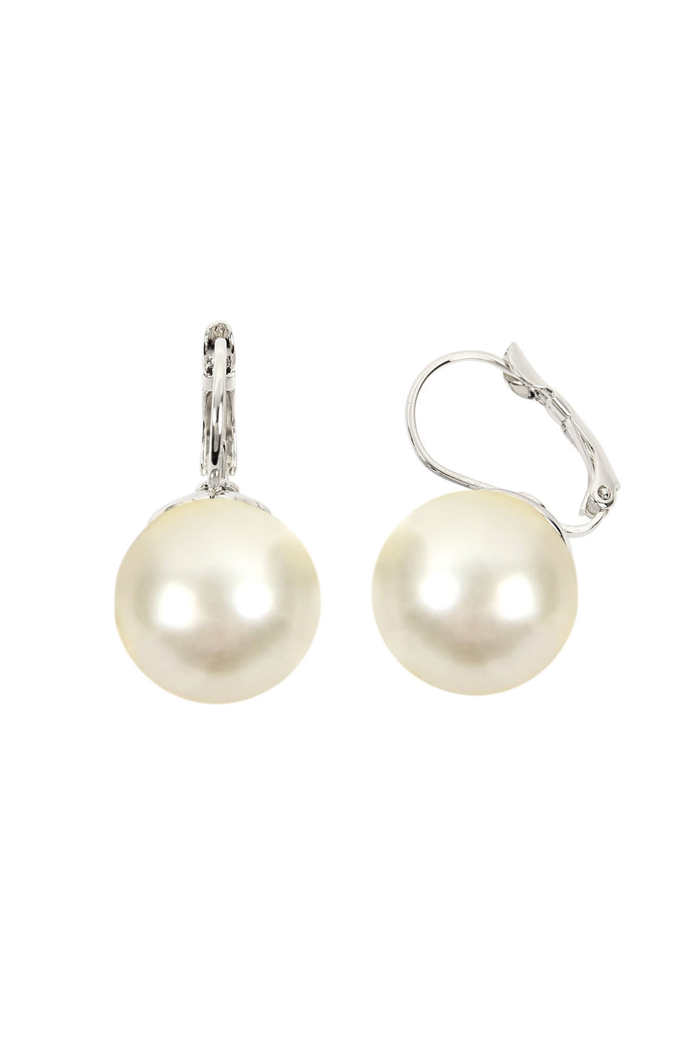 Miniature : Hinged Pearl Earrings