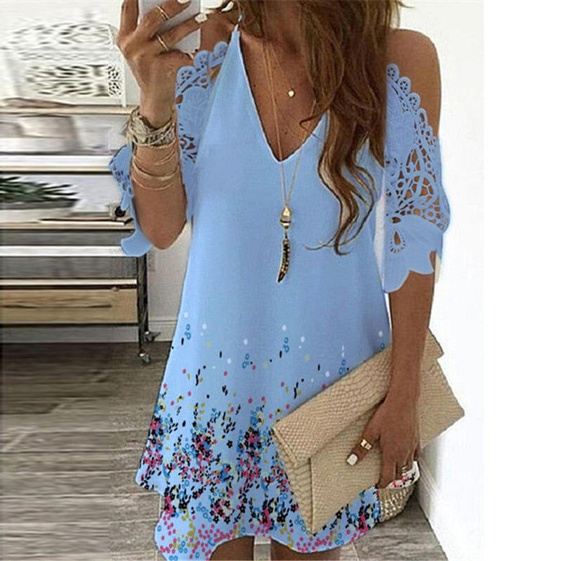 Miniature : Dress Vintage Floral Printed Dresses