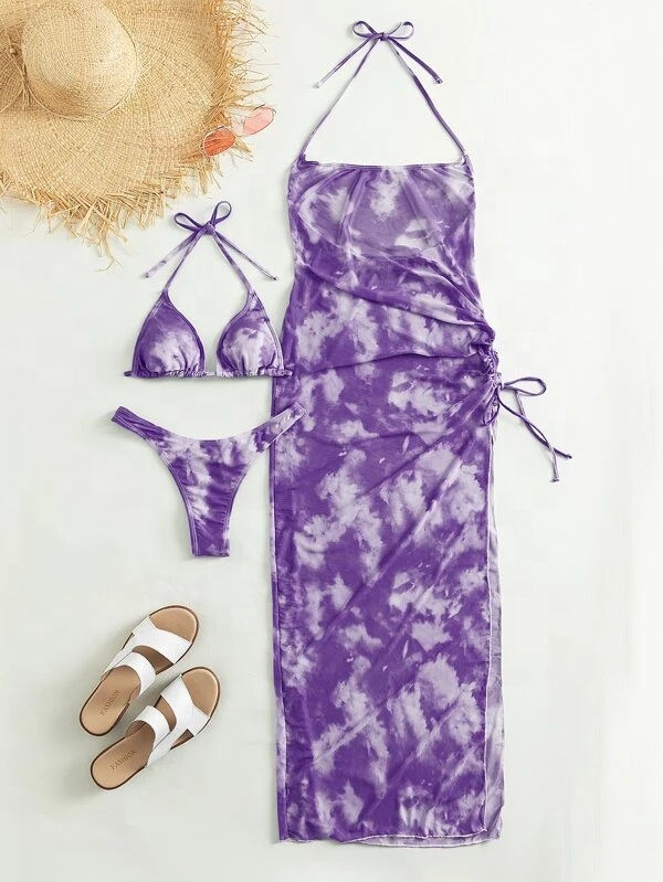 Miniature : Beachwear Women Bathing Suit Swim Dress Cover Up