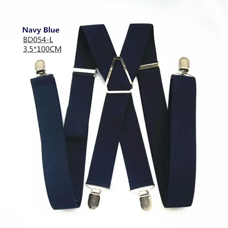 Miniature : Solid Color Unisex Adult Suspenders