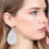 Thumbnail: Sequin Teardrop Earrings
