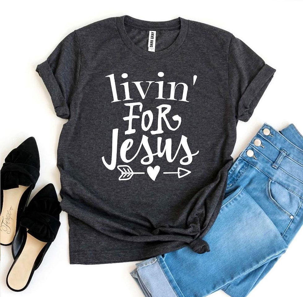 Miniature : Livin for Jesus T-Shirt