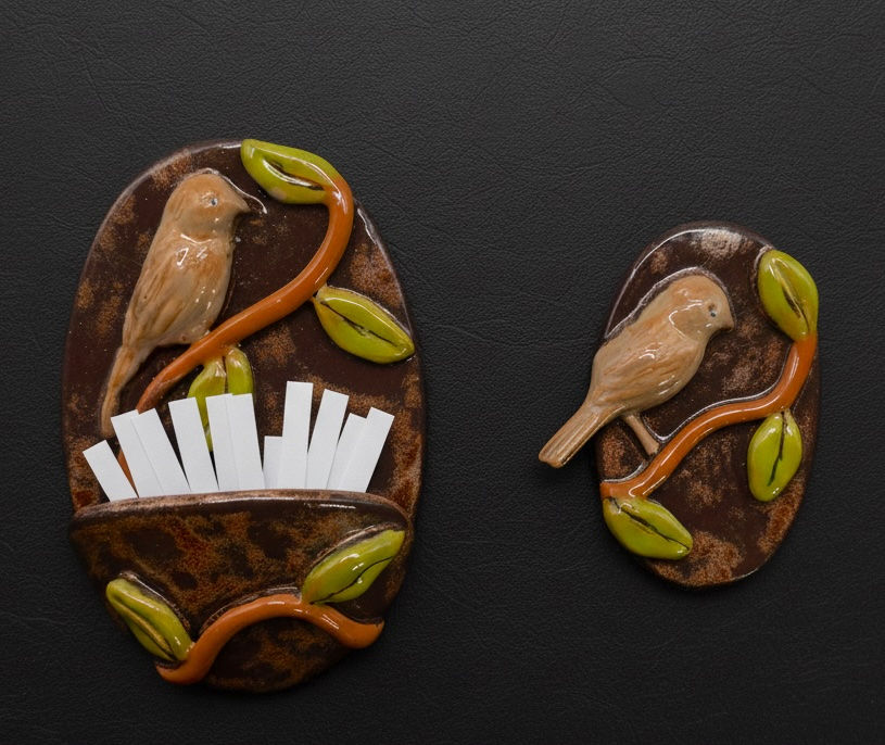 Final Baby Wren with Brown and copper love pocket