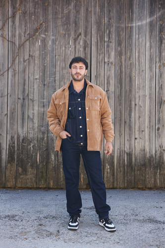 Unisex Camel Corduroy Yoske Jacket | My Site