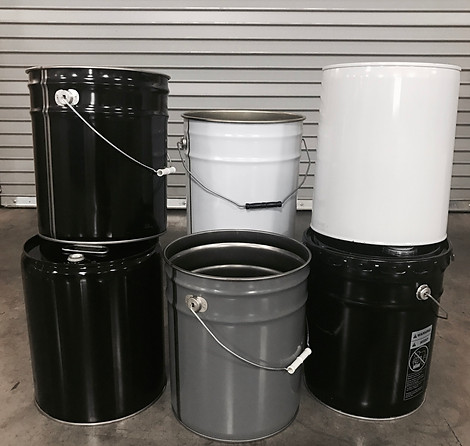 Steel Pails, Steel Buckets, Metal Buckets