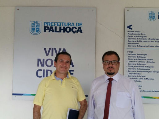 Dia 09 / 02 / 18 Reunião CrOO-SC e Assessoria Jurídica na Prefeitura de Palhoça sobre exercício da O