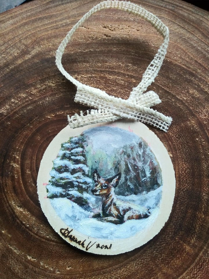 "Snowy Fawn For The Holidays"