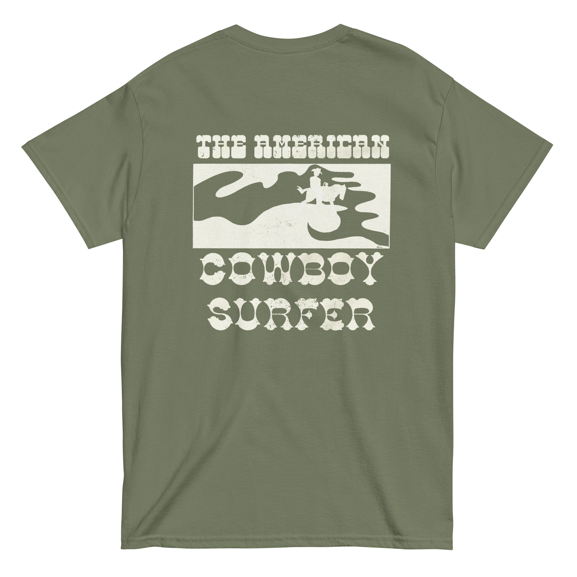 THE AMERICAN COWBOY SURFER TEE