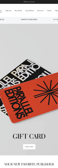 Custom gift card design and branded print collateral created by The Newton Agency for retail brand marketing.