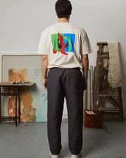 Back print t-shirt graphic, merch design for a founder-led brand