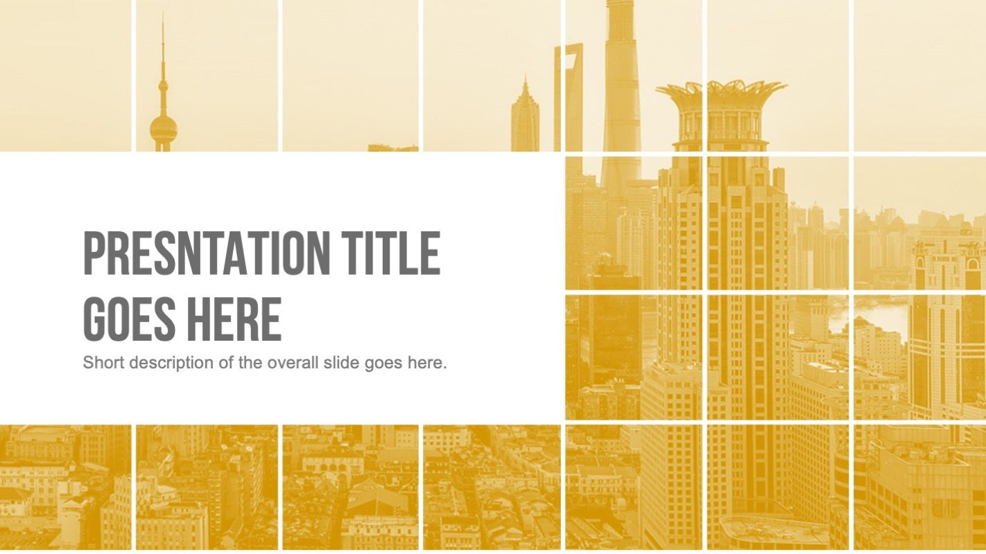City Sunset Storyline Template