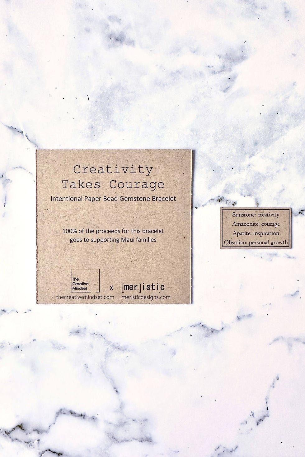 Thumbnail: Creativity Takes Courage Mala Bracelet