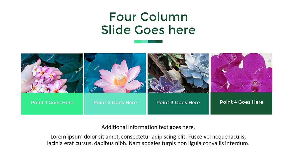 Thumbnail: Tropical Flowers Storyline Template