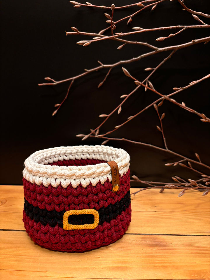 Gehäkeltes Nikolauskörbchen statt Nikolausstiefel