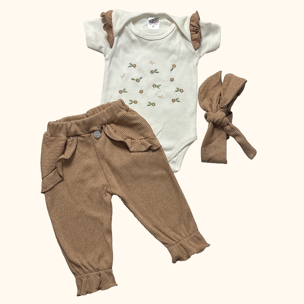 Miniatura: Conjunto Fofura com turbante