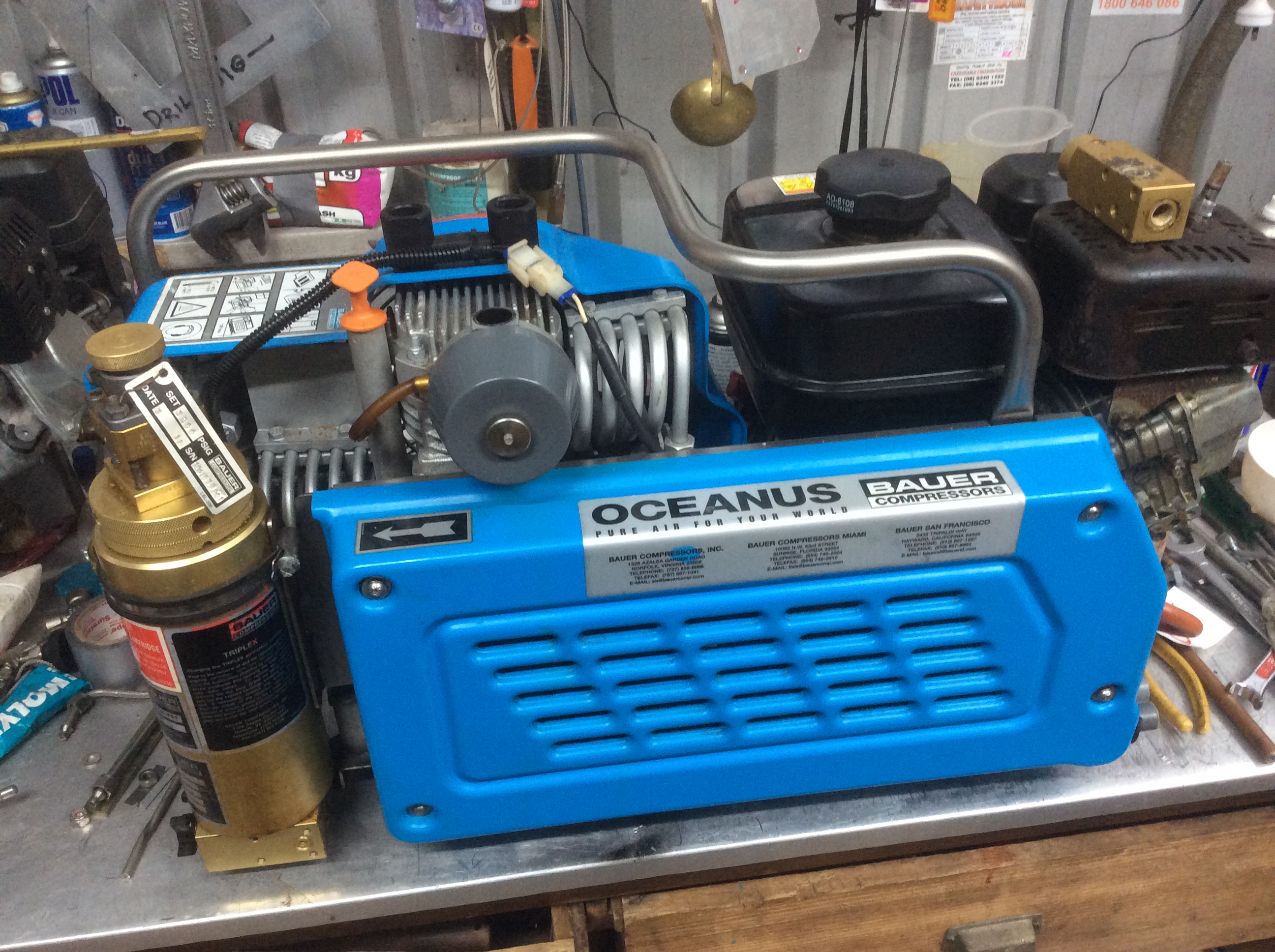 Highpressure bauer oceanus compressor passafetish