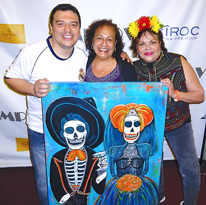 Carlos Mencia Comedian, 2013 Guest Rosa Harrison Center, Carolann
