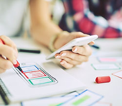 aplicativo móvel Ux