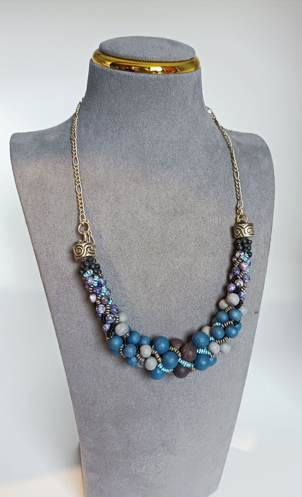 Thumbnail: Kodama Necklace -Blue Stone