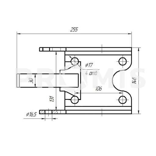 Thumbnail: TINE BRACKET LEMKEN PR 412 8091