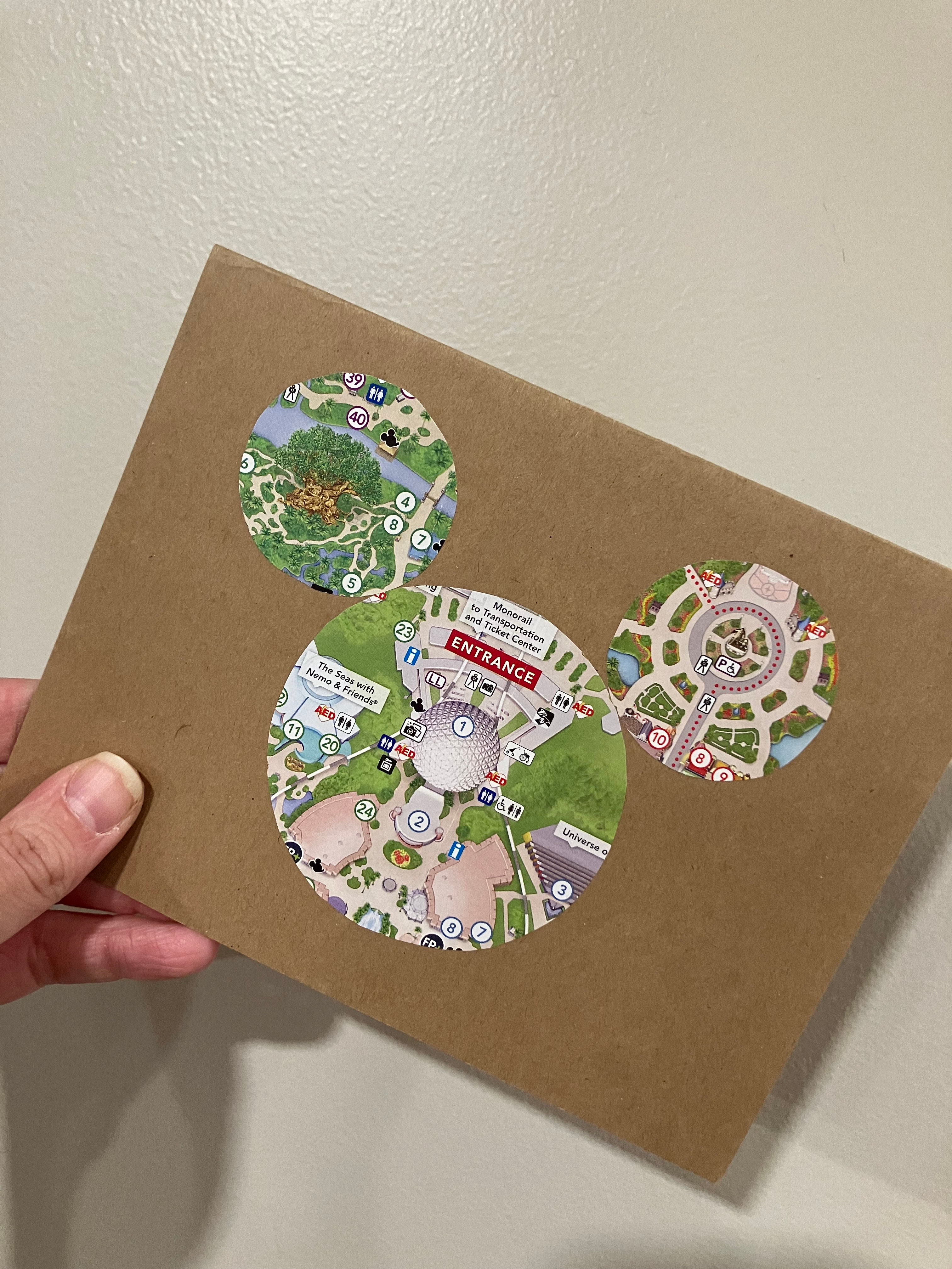 Mouse Map Greeting Cards - Set of 5