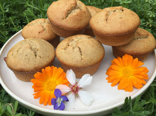 Muffins di Saraceno e Amaranto     alla Pera