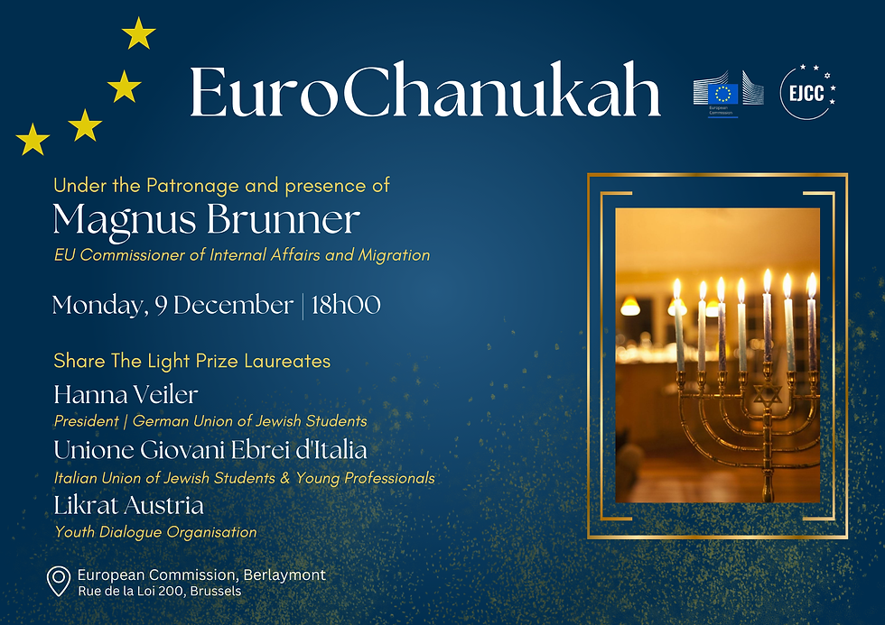 EuroChanukah at European Commission 