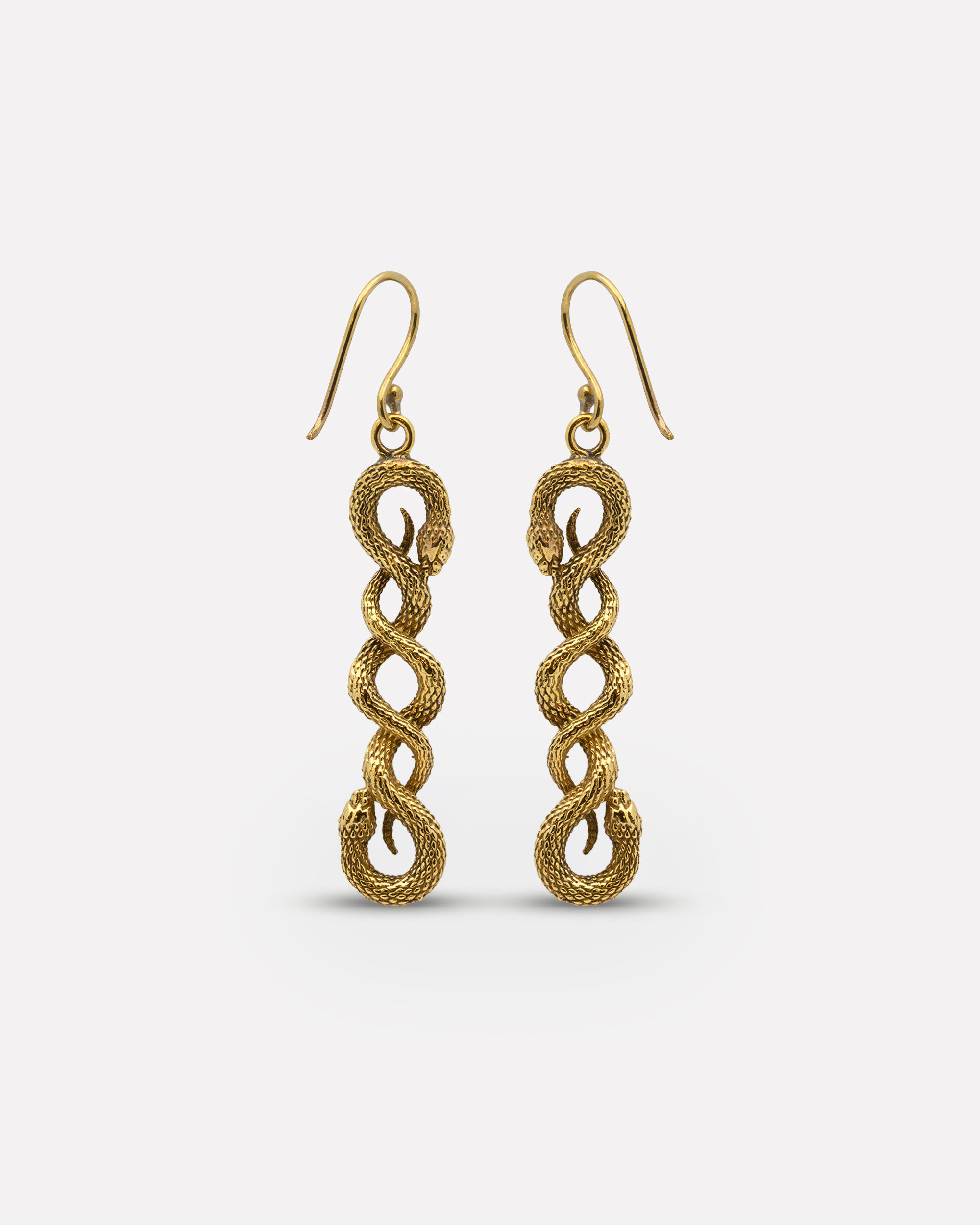 Kundalini Serpent Snake Earrings