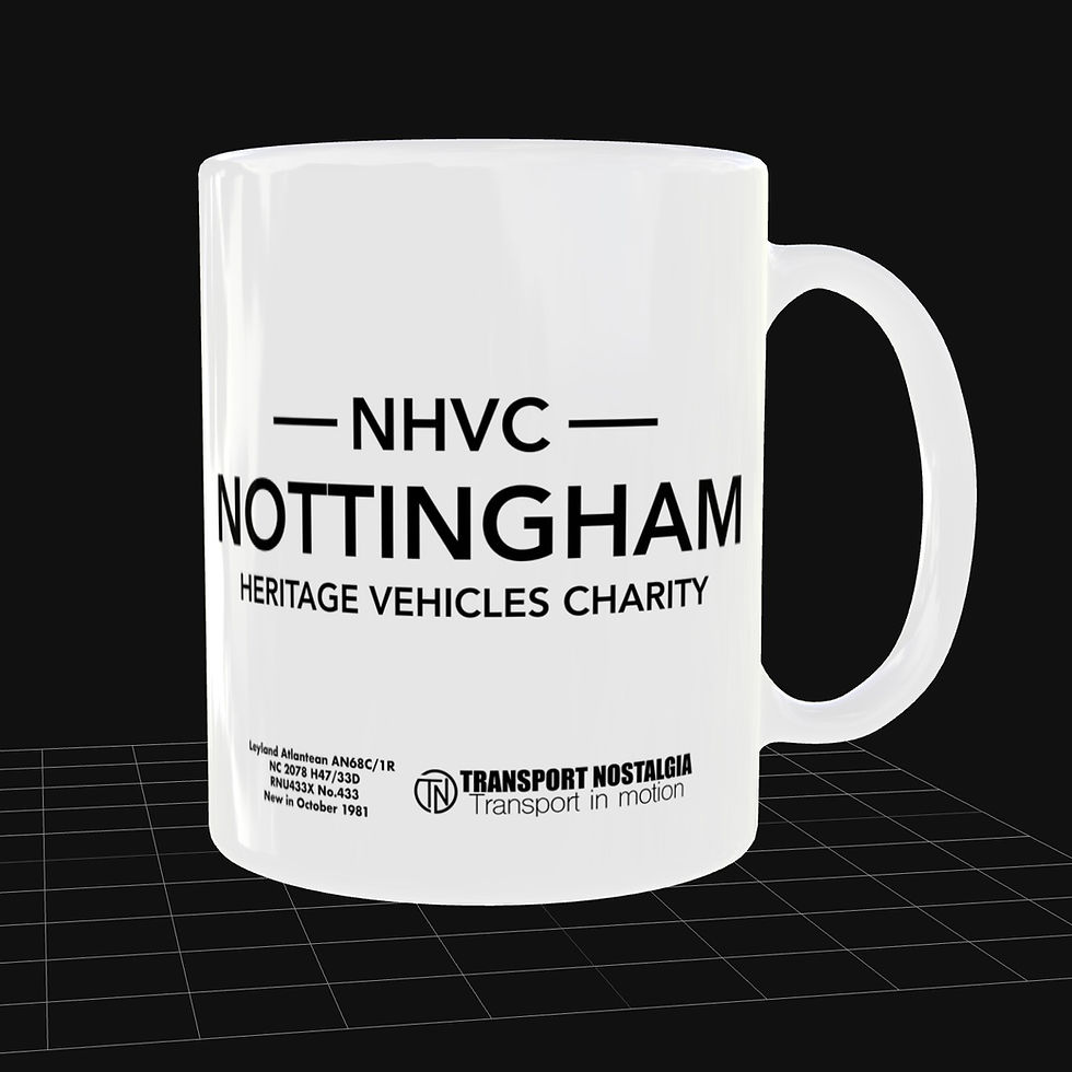 Thumbnail: Ceramic Mug - Ex Nottingham City Transport No. 433 RNU433X - PRE-ORDER