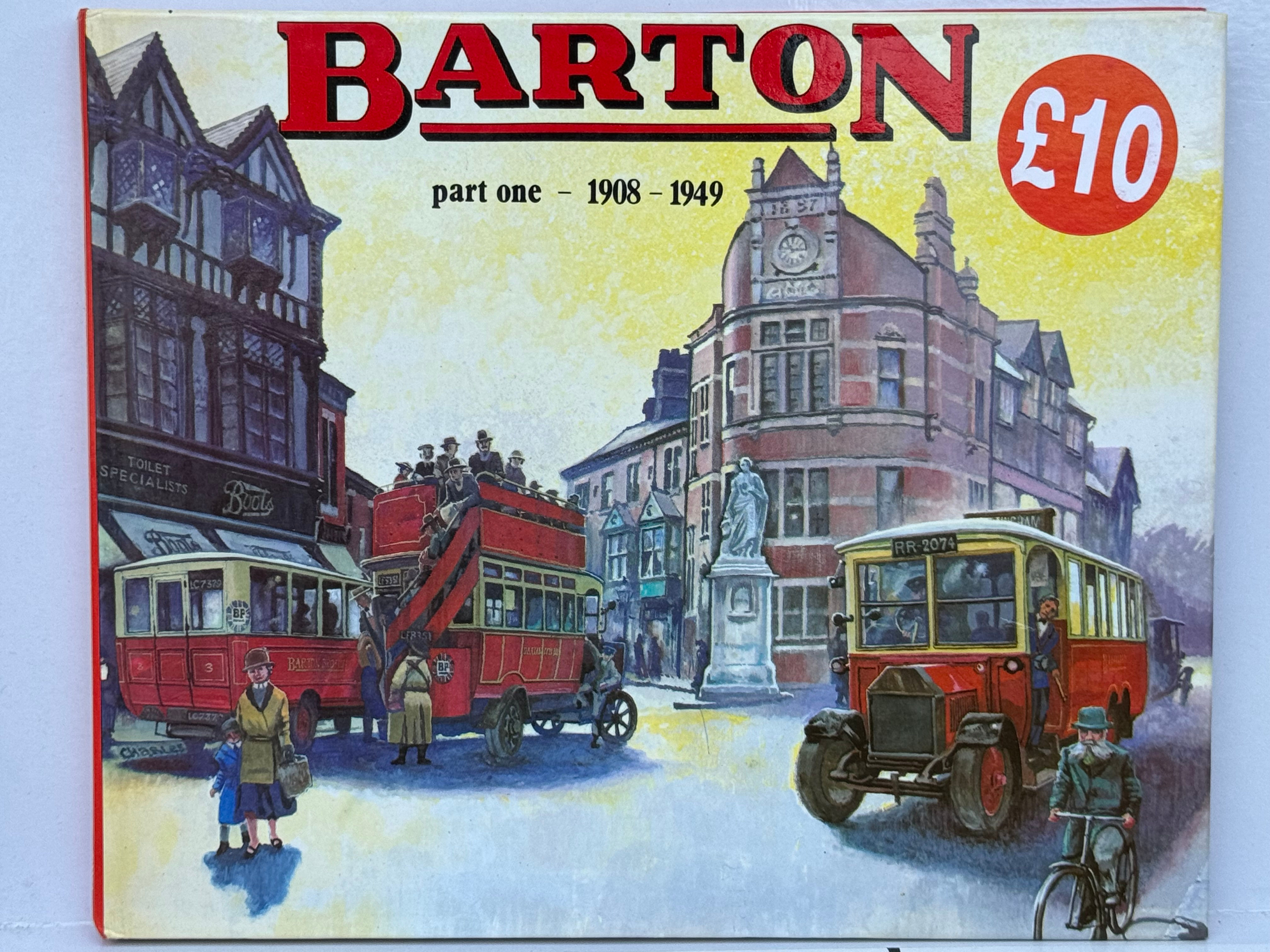 Pre-Owned transport bus book - Barton Part One 1908-1949