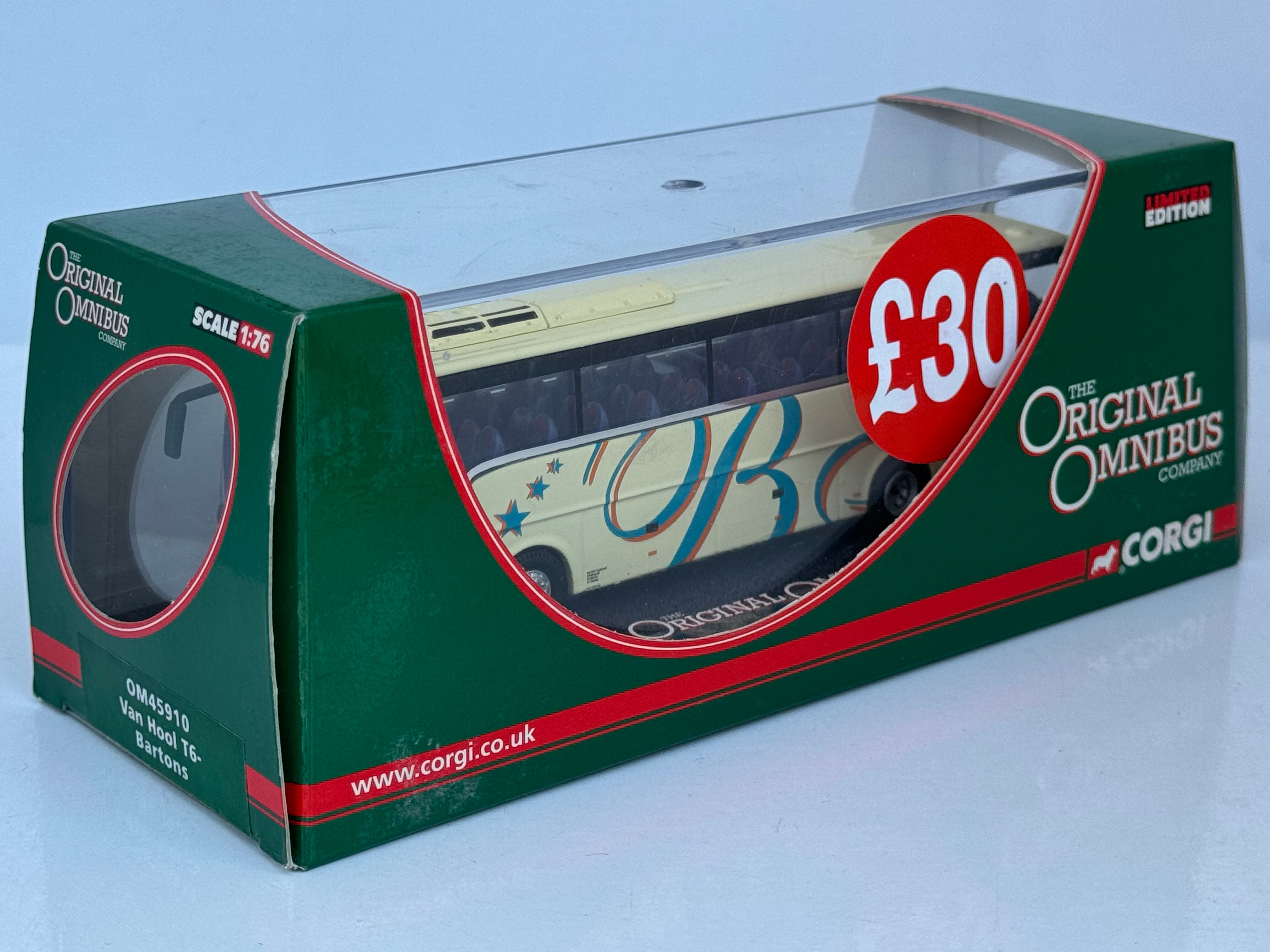 Corgi OM45910 - Van Cool T6 - Bartons - Pre-owned Model