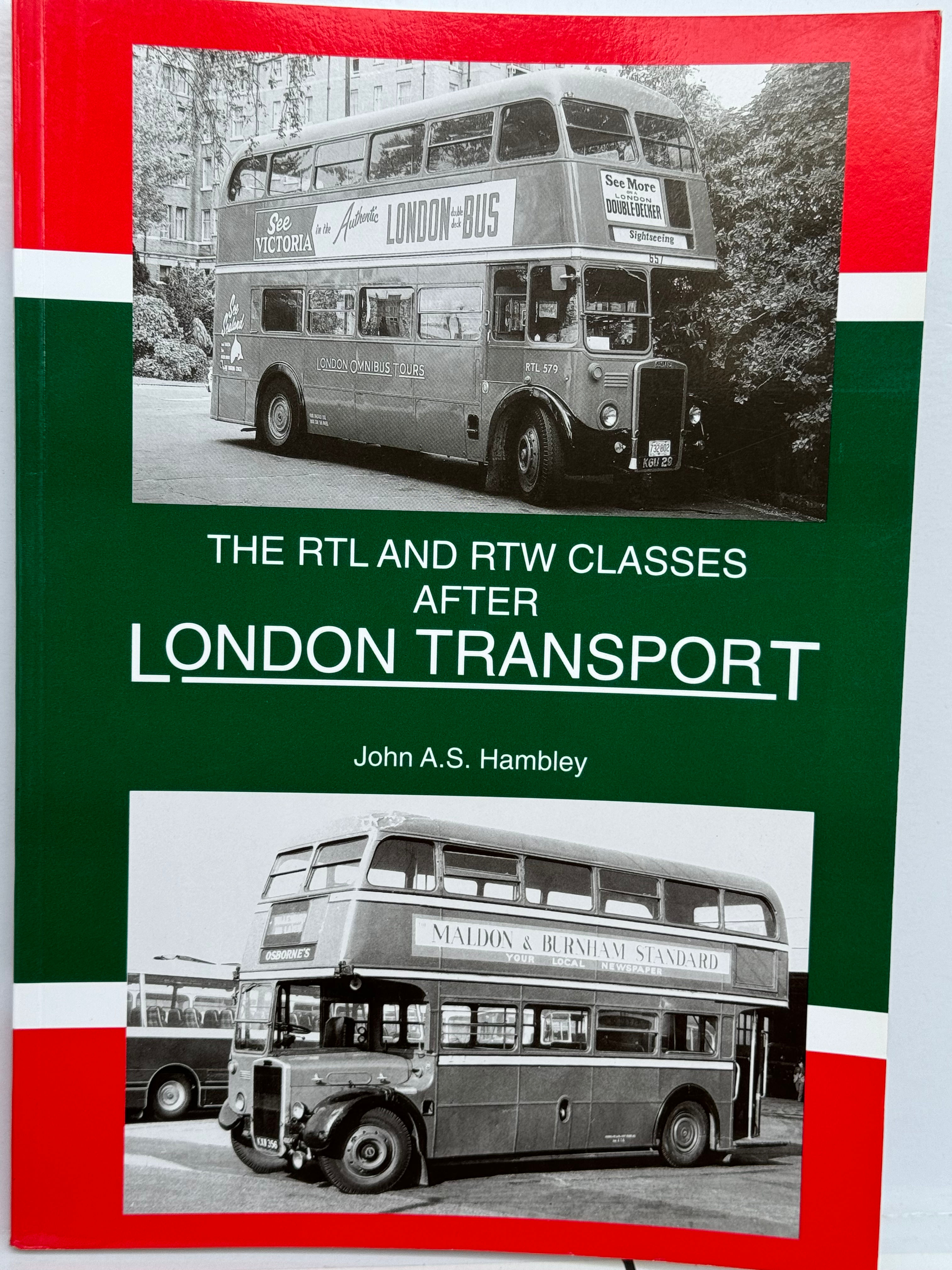 Pre-Owned transport bus book - The RTL and RTW classes after London Transport