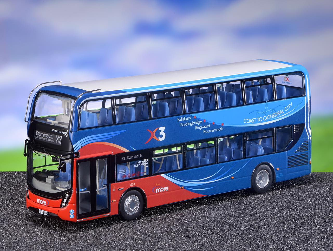 ukbus 6518 Enviro 400MMC -Go South Coast