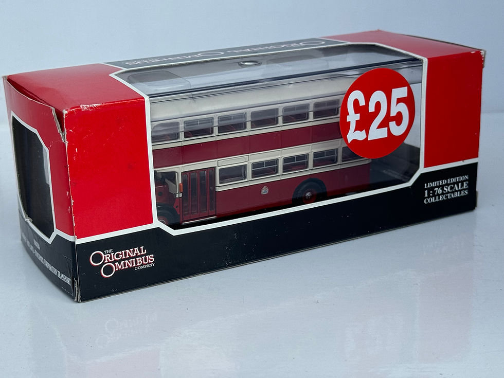Thumbnail: Corgi OM41104 - Leyland PD2 - Stockport Corporation - Pre-owned Model