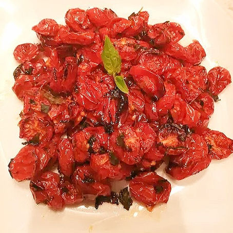 Caramelised slow roasted tomatoes