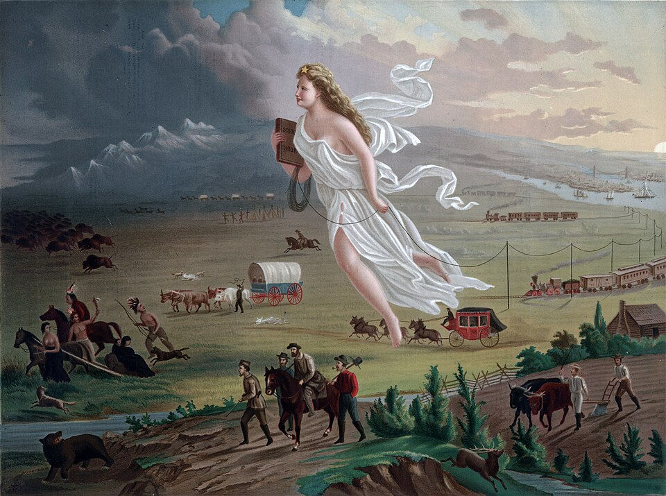 “American Progress” by John Gast, 1872.