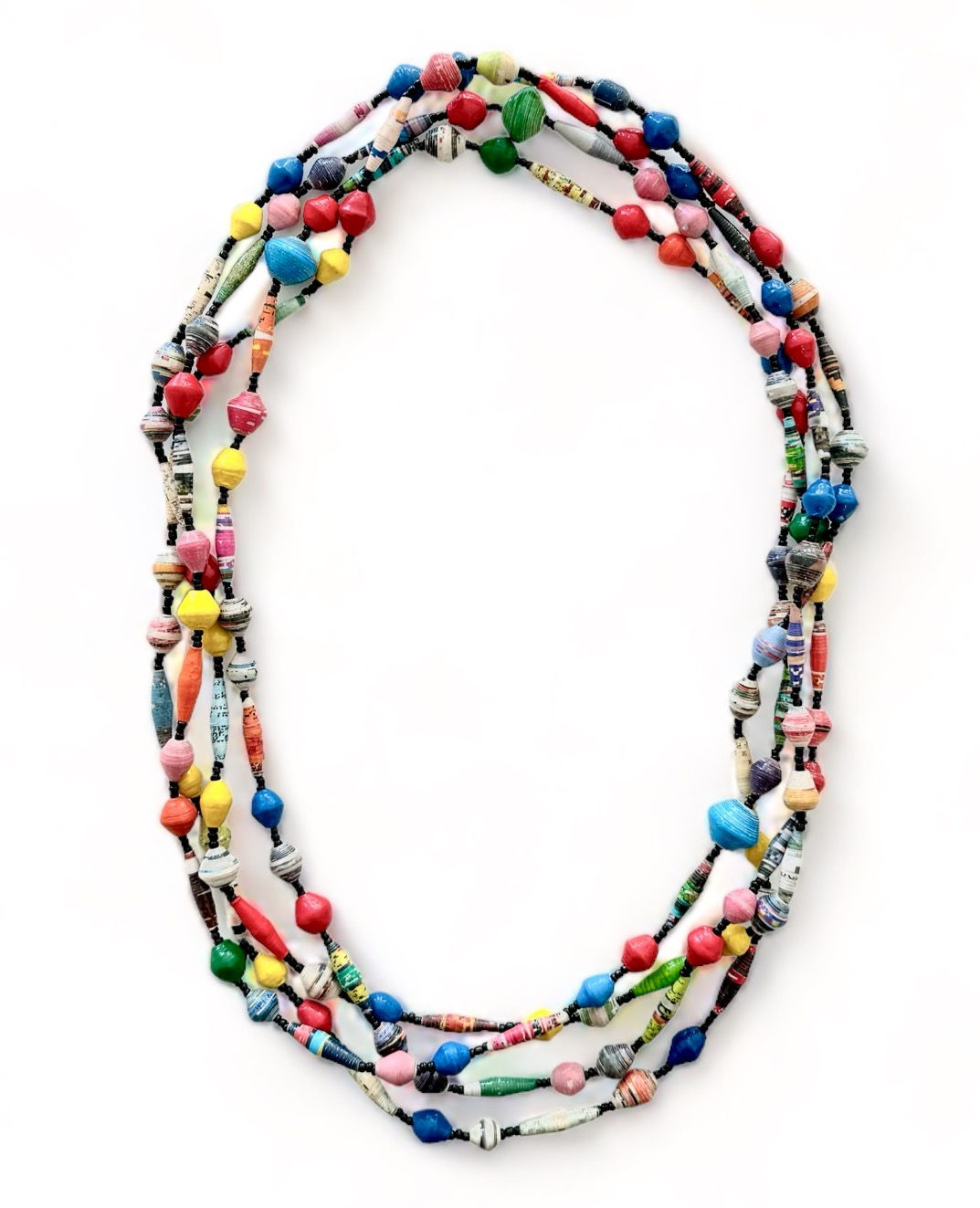 Handmade Recycled Paper Necklace