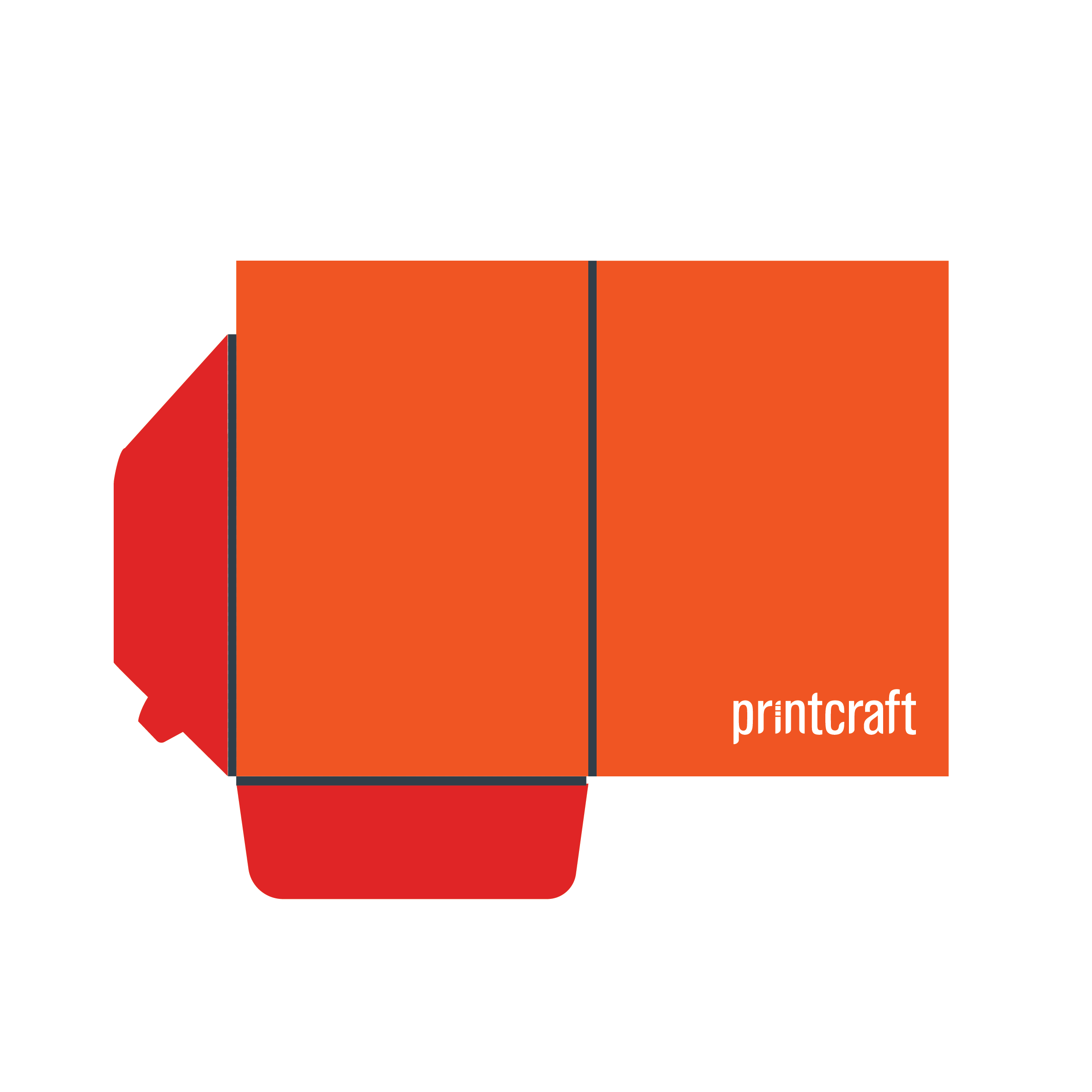 K4: Presentation Folder (Interlocking) - 1up