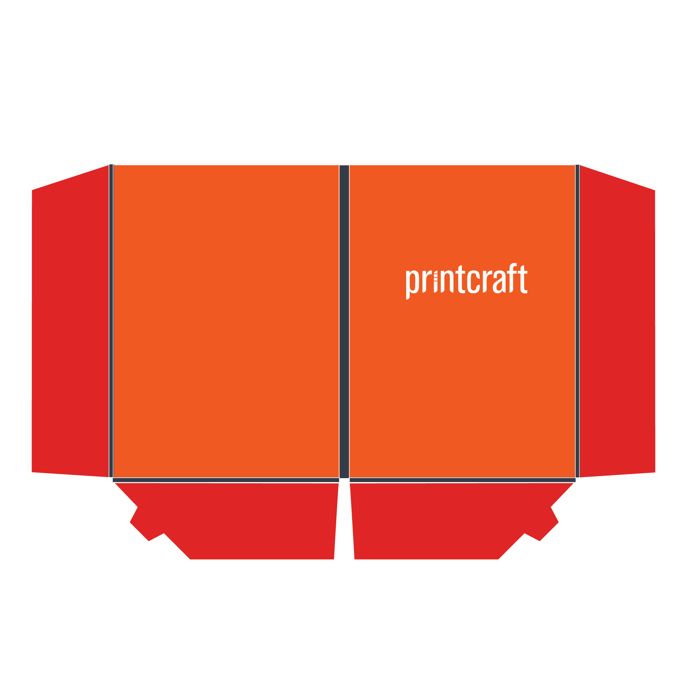 CA222: Presentation Folder (2 Pockets- Interlocking) - 2up