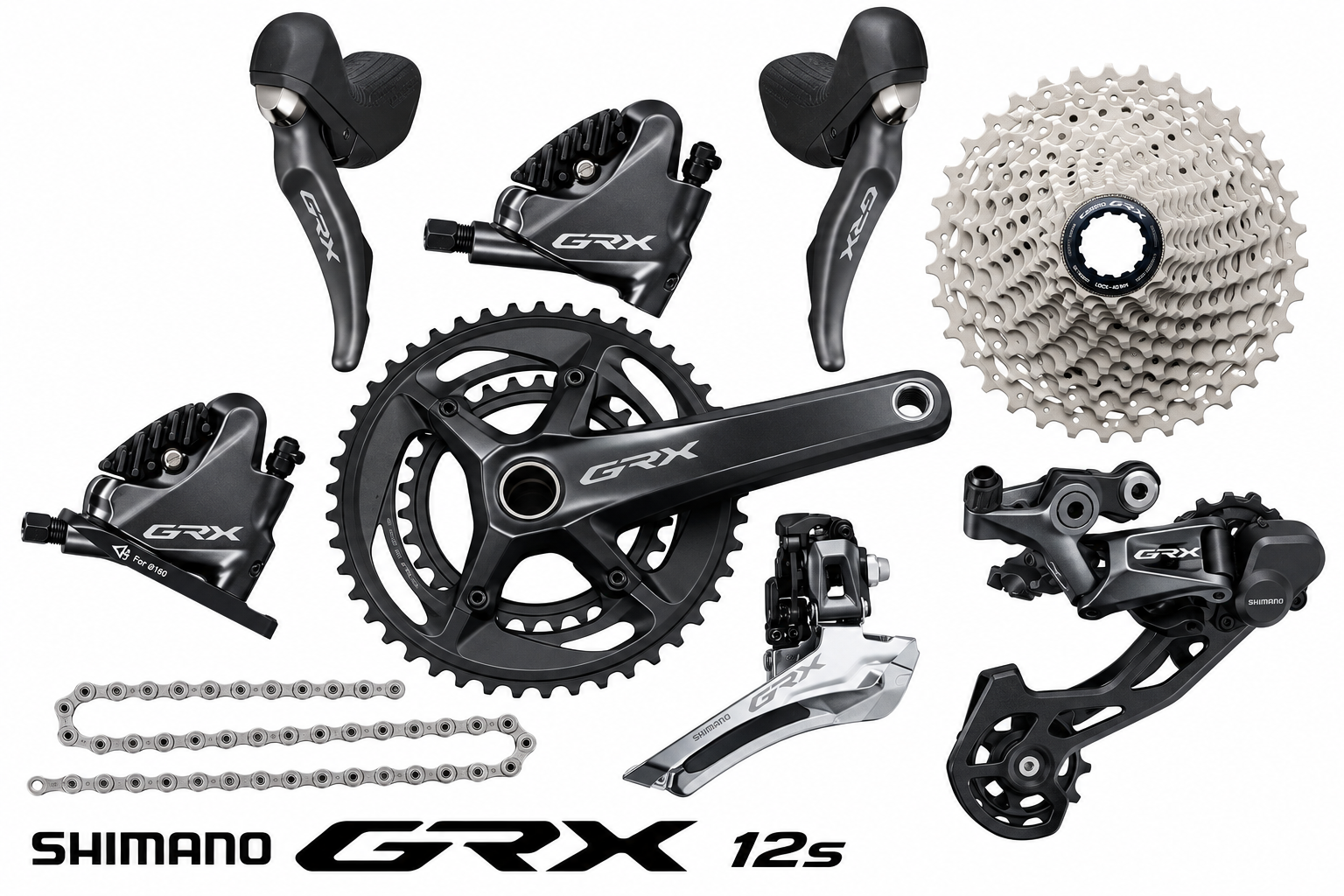 Grupo Shimano GRX RX610 Disco 12 Velocidades