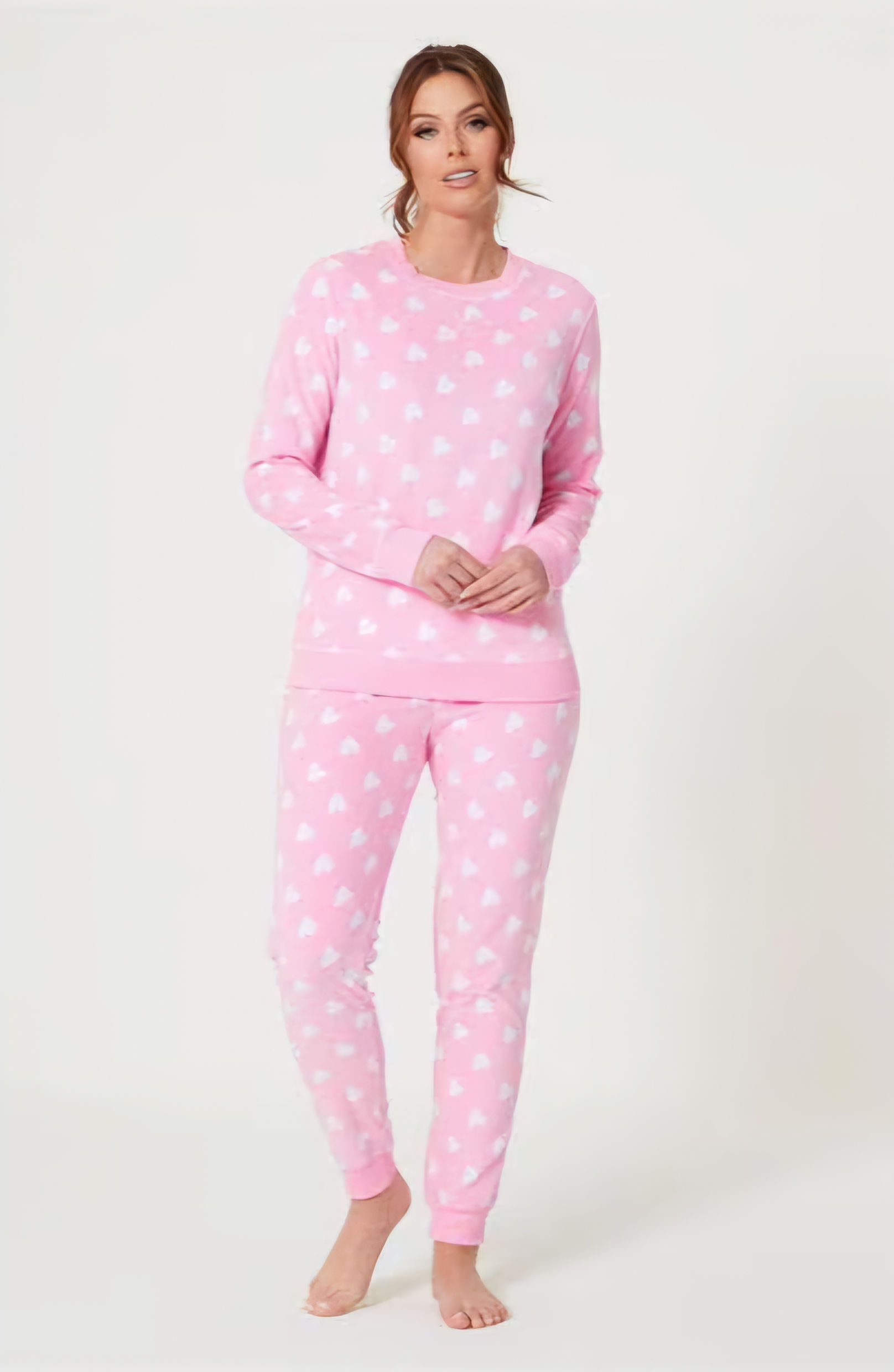 Pink Heart Snuggle Pyjamas