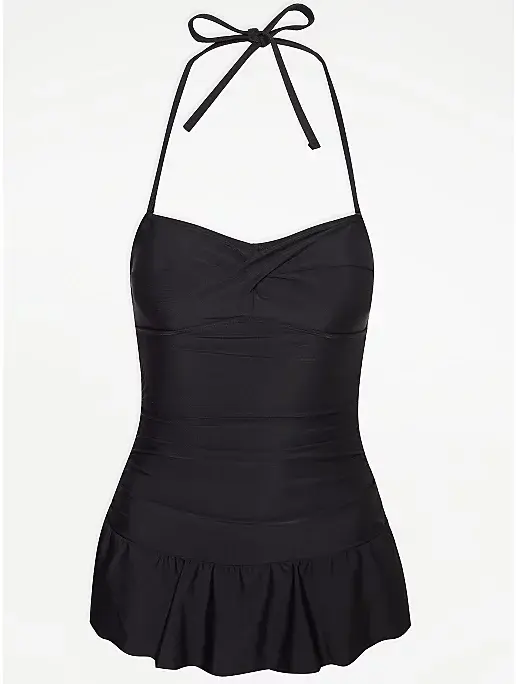 Black Halterneck Swimsuit