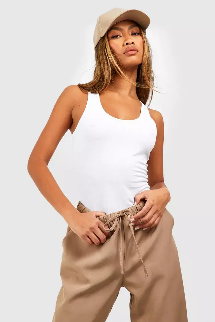 White Cotton Bodysuit