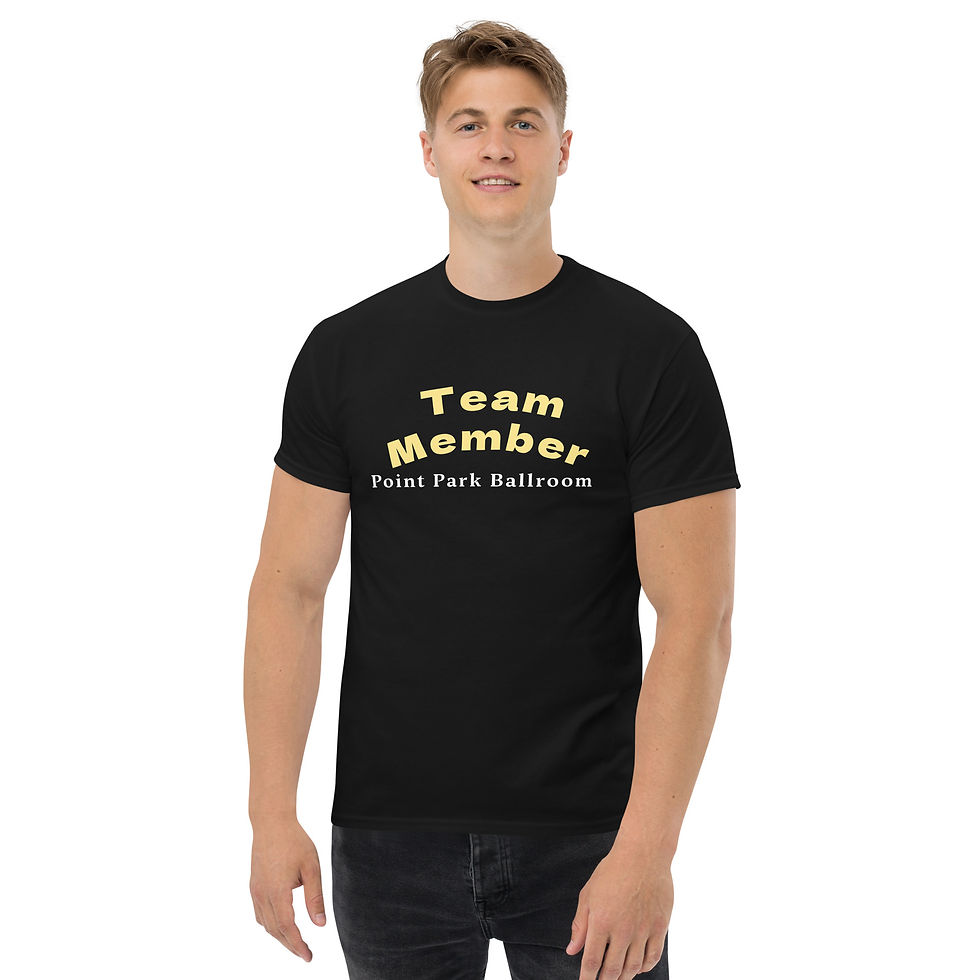 Thumbnail: Unisex Ballroom Team Member T- Shirt (Black)