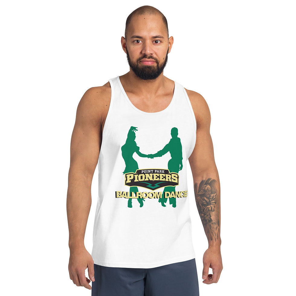 Thumbnail: Men's Point Park Ballroom Tank Top (White)