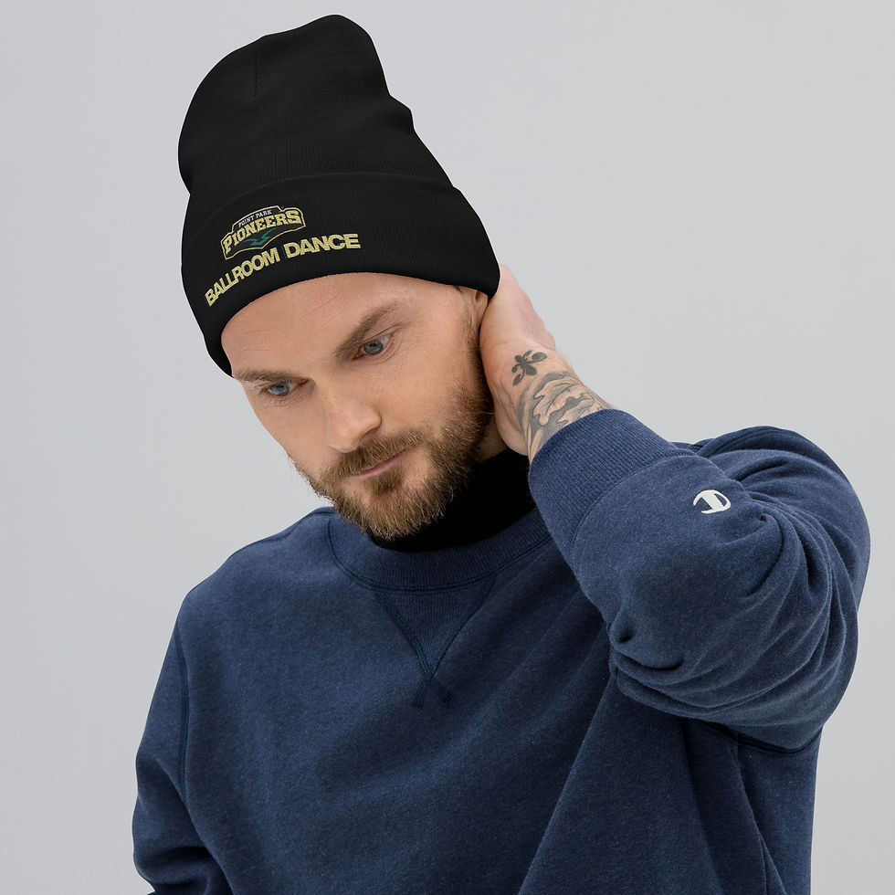 Thumbnail: Unisex Point Park Ballroom Beanie (Black)
