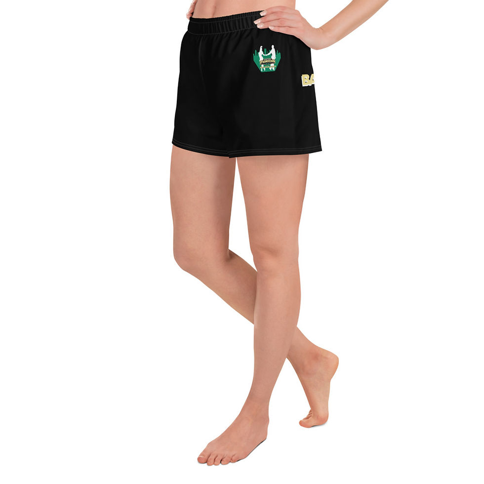 Thumbnail: Women's 2000's Inspired Ballroom Athletic Shorts (Black)